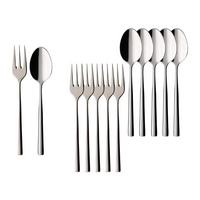 KAFFEEBESTECK BUNDLE Piemont edelstahl 12-tlg. - Edelstahlfarben, Metall - Villeroy & Boch