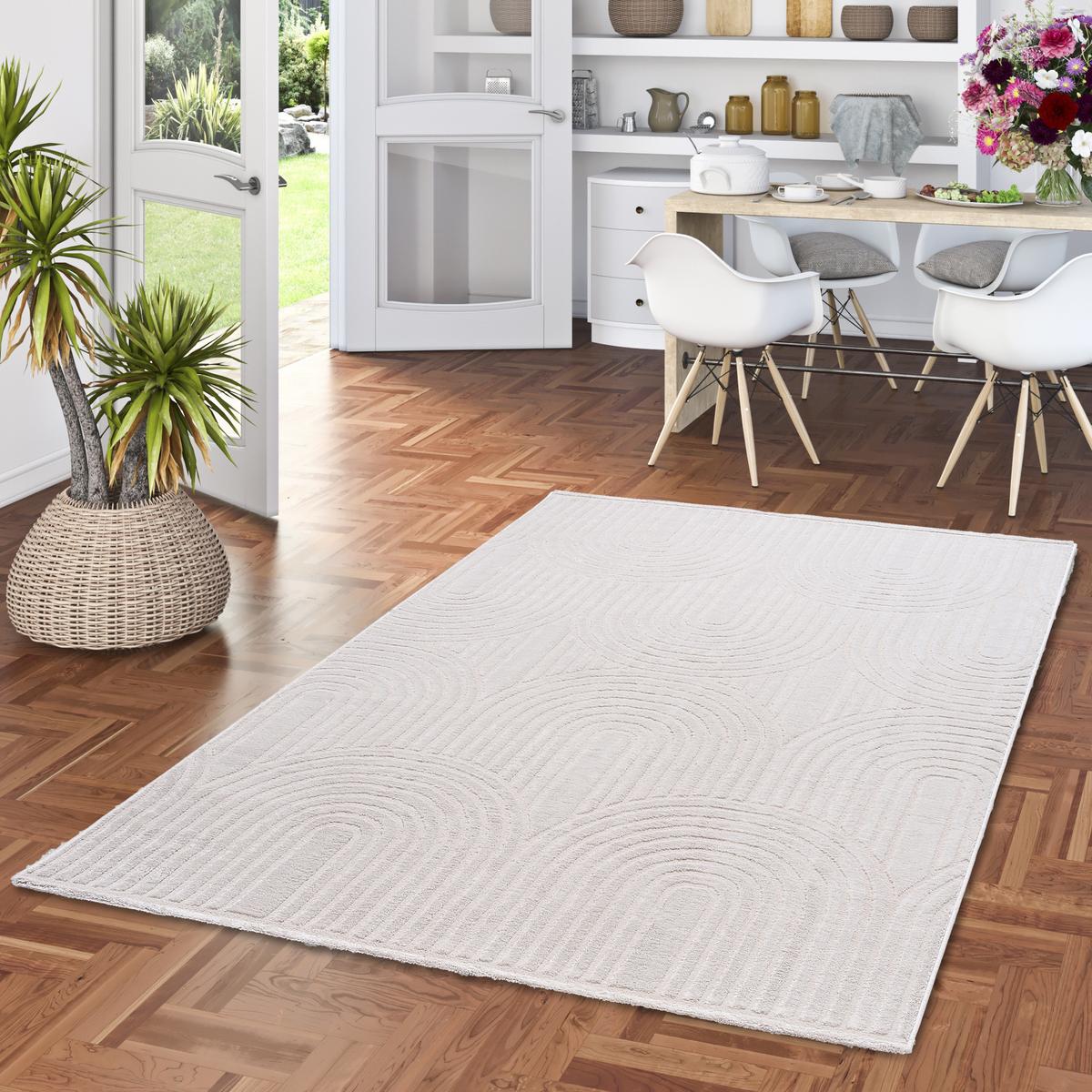 SOFT TEPPICH LUCIA - Weiß, Textil (120/170cm) - Pergamon