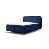BOXBETT Avery - Blau, Holzwerkstoff/Textil (120/200cm) - Fun Möbel