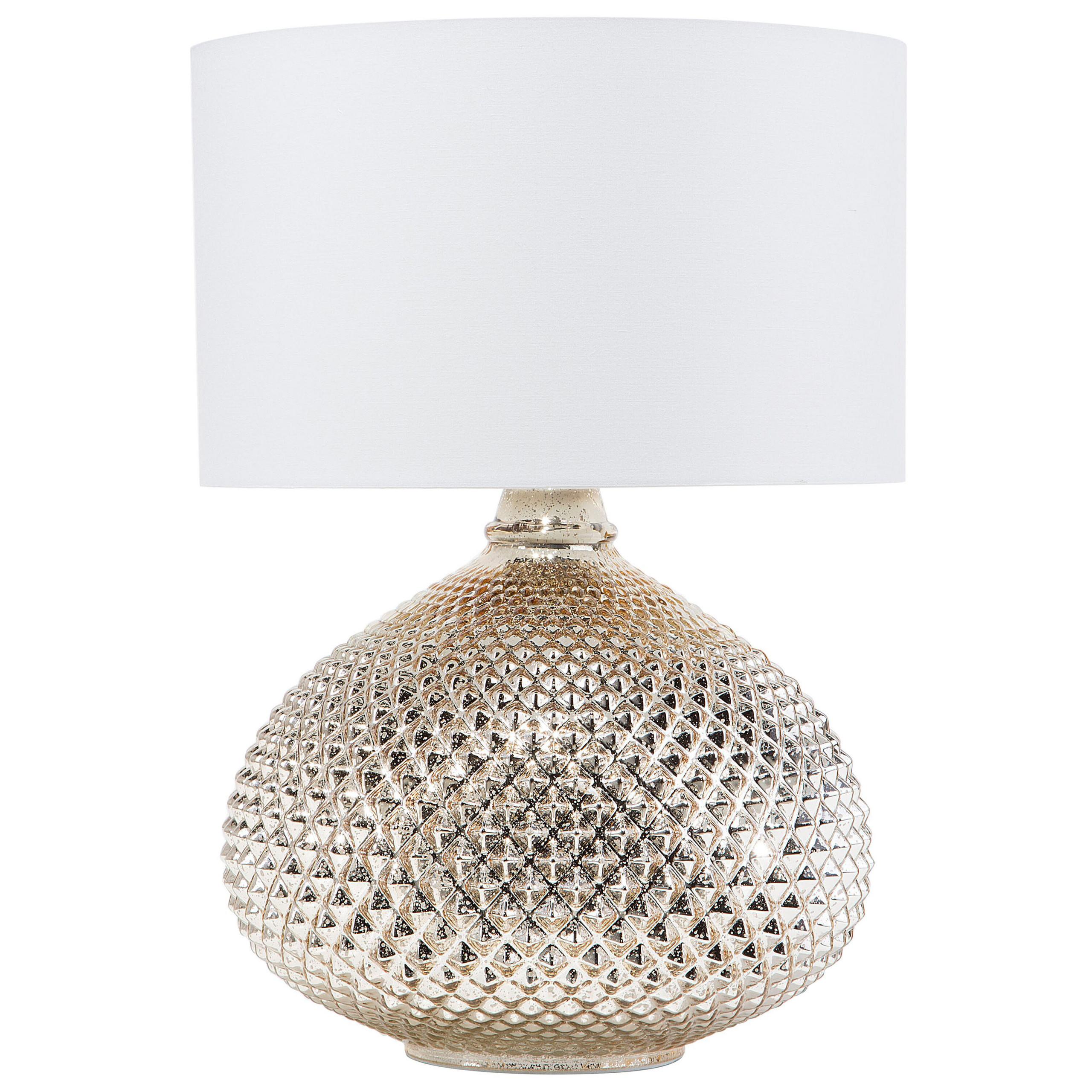 TISCHLAMPE Madon 32/32/45 cm - Goldfarben, Glas (32/32/45cm) - Beliani