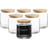 VORRATSGLÄSER Varu transparent 1,1 l 6er Set - Transparent, Glas (12/13/12cm) - Ritzenhoff Breker