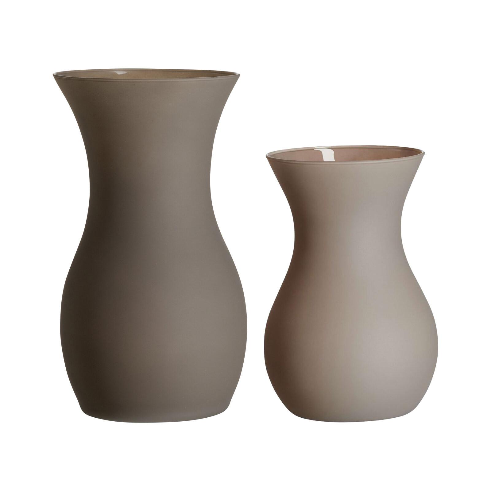 VASEN-SET Annalena Braun 2-tlg. - Braun, Glas (2cm) - Ritzenhoff Breker