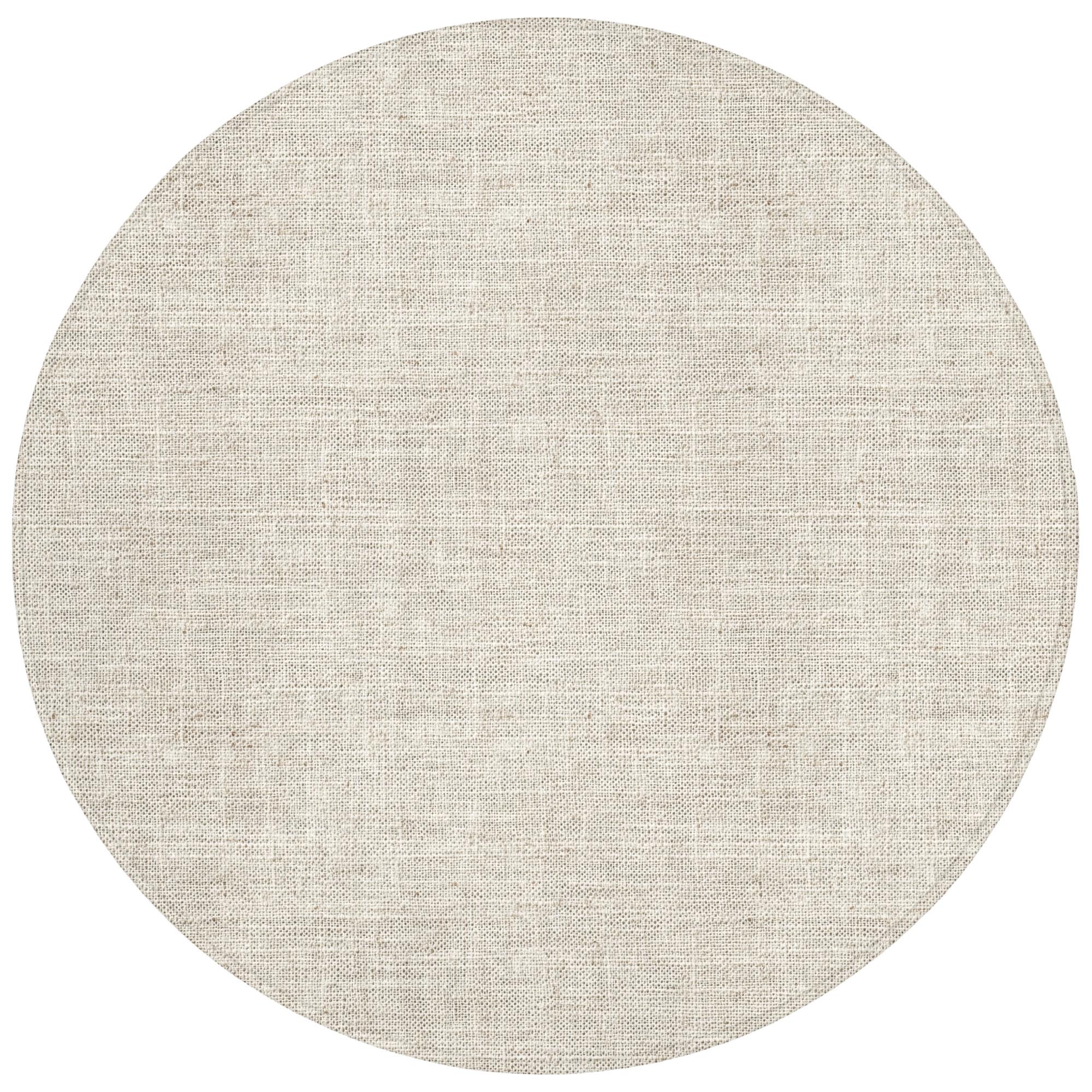BADEMATTE Leinen - Textur - Beige Badvorleger 70x70 cm - Beige, Textil (70/70cm) - OnlyWow