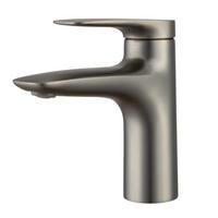 WASCHTISCHARMATUR Nola Grau - Grau, Metall (5/20/5cm) - Badplaats