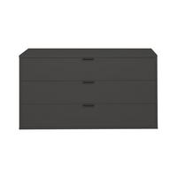 KOMMODE Erna 119x45x67 Anthrazit matt Lack - Anthrazit, Holzwerkstoff (119/67/45cm) - 58aufmkessel