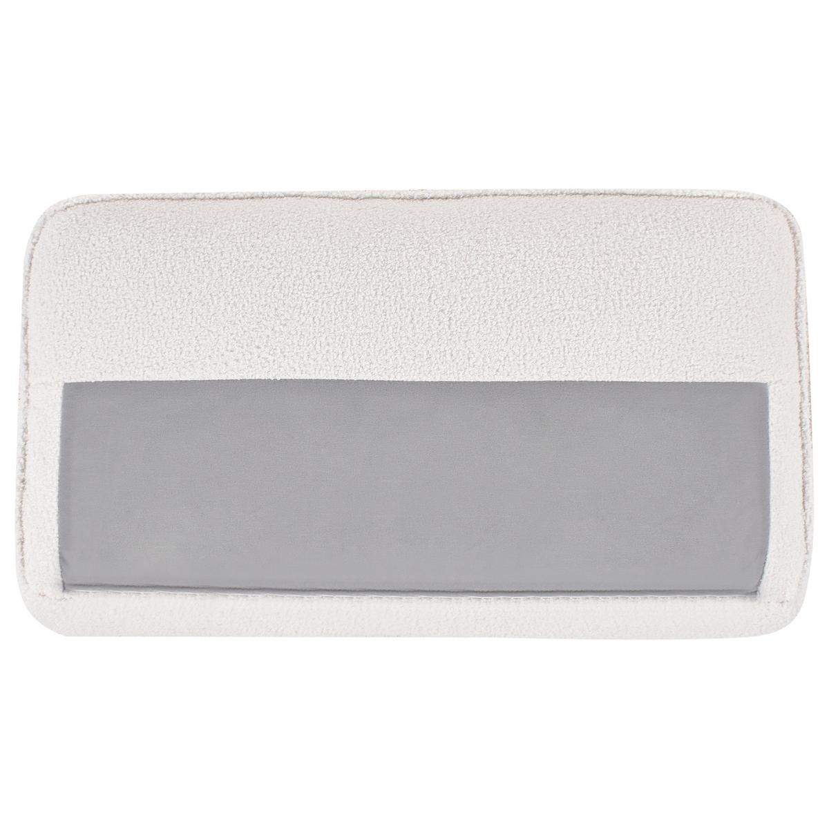 SESSEL Weiß Savalen - Schwarz/Weiß, Textil (117/87/91cm) - Beliani