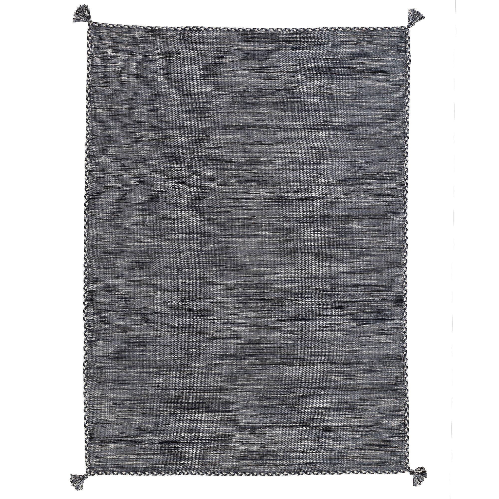 NATUR TEPPICH KELIM PRICO - Anthrazit, Textil (70/140cm) - Pergamon