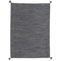 NATUR TEPPICH KELIM PRICO - Anthrazit, Textil (200/300cm) - Pergamon