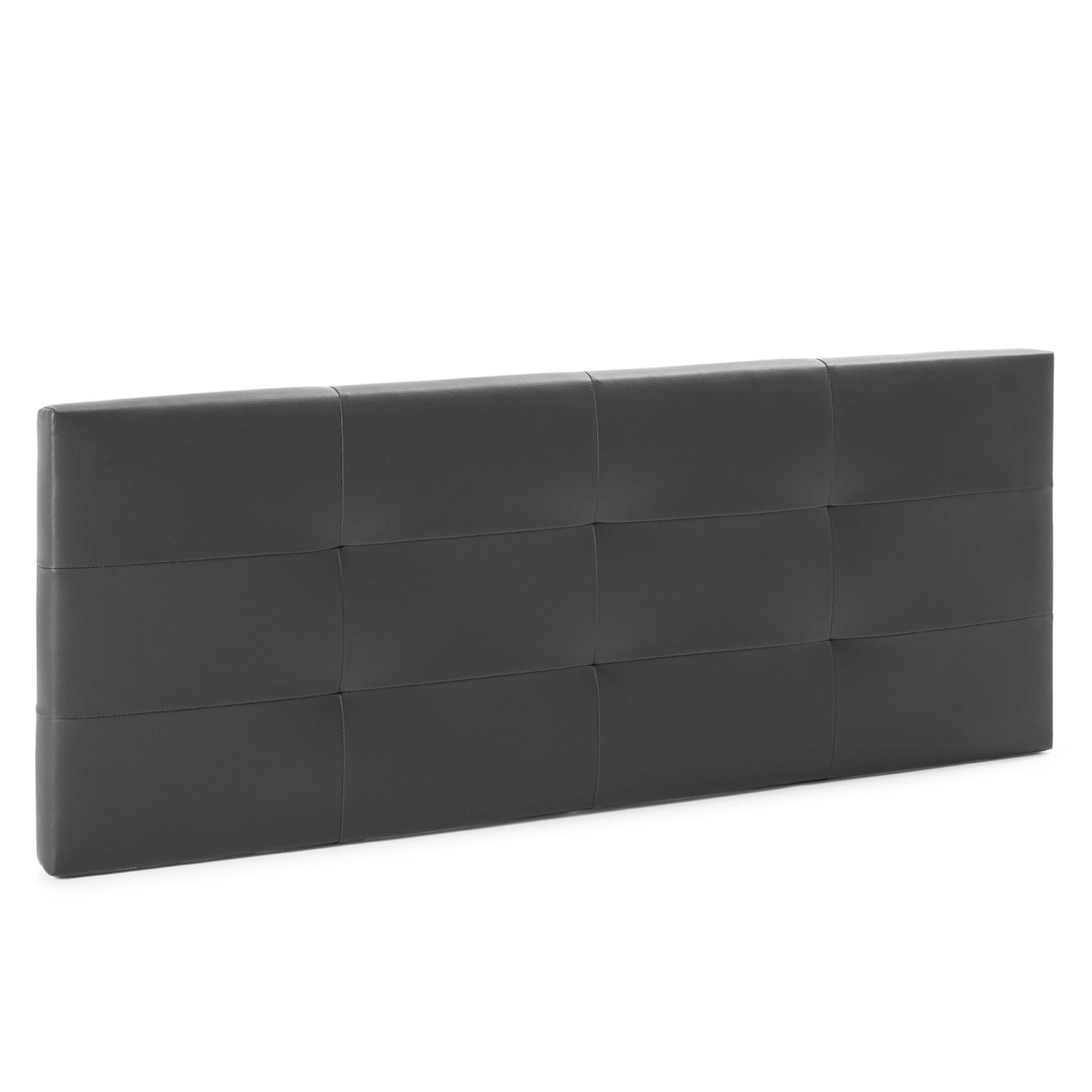 KOPFTEIL 160x60 cm Carla Schwarz - Schwarz, Fell (8/60/160cm) - VS Venta-stock