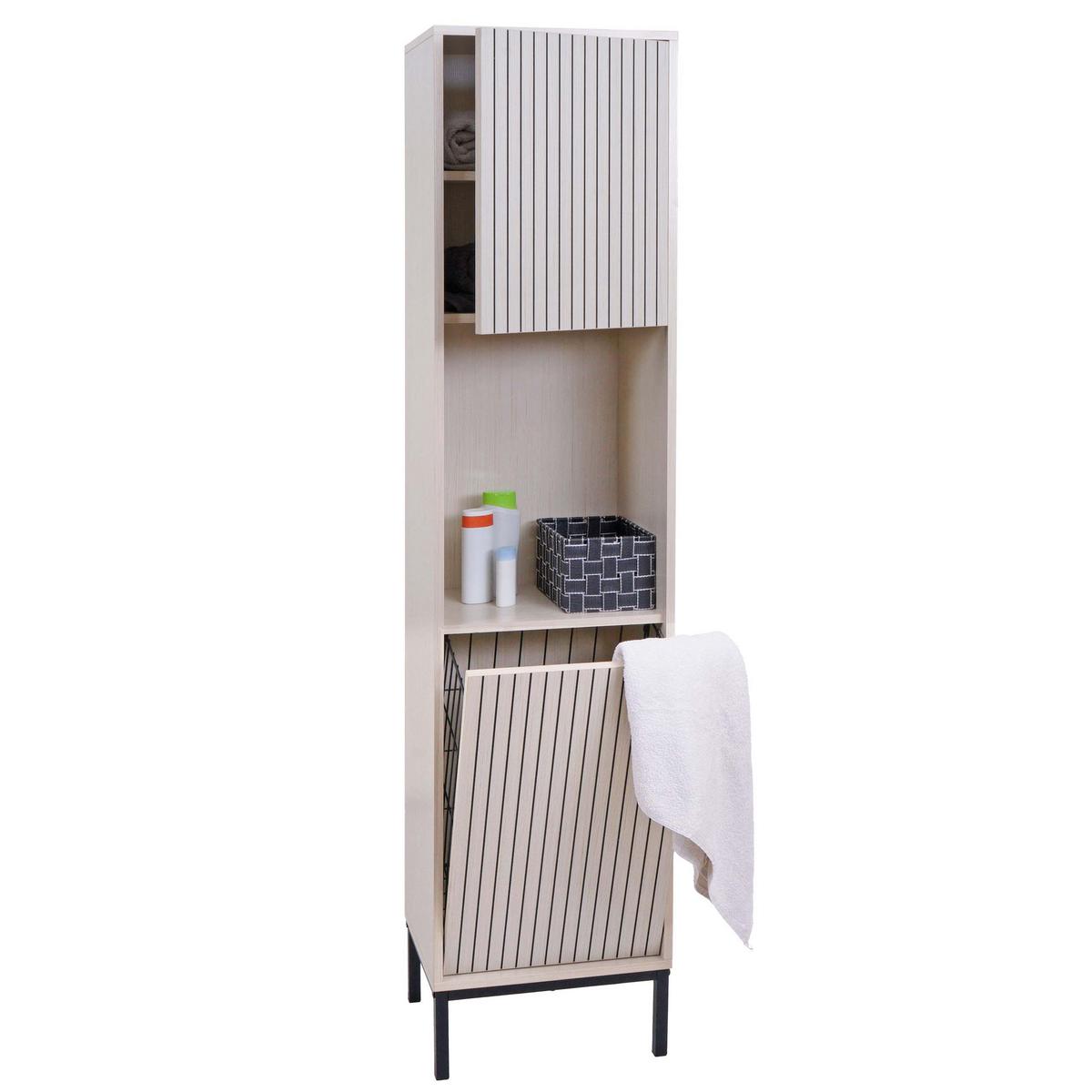 HOCHSCHRANK Beige - Beige, Holzwerkstoff (39/174/30cm) - MCW