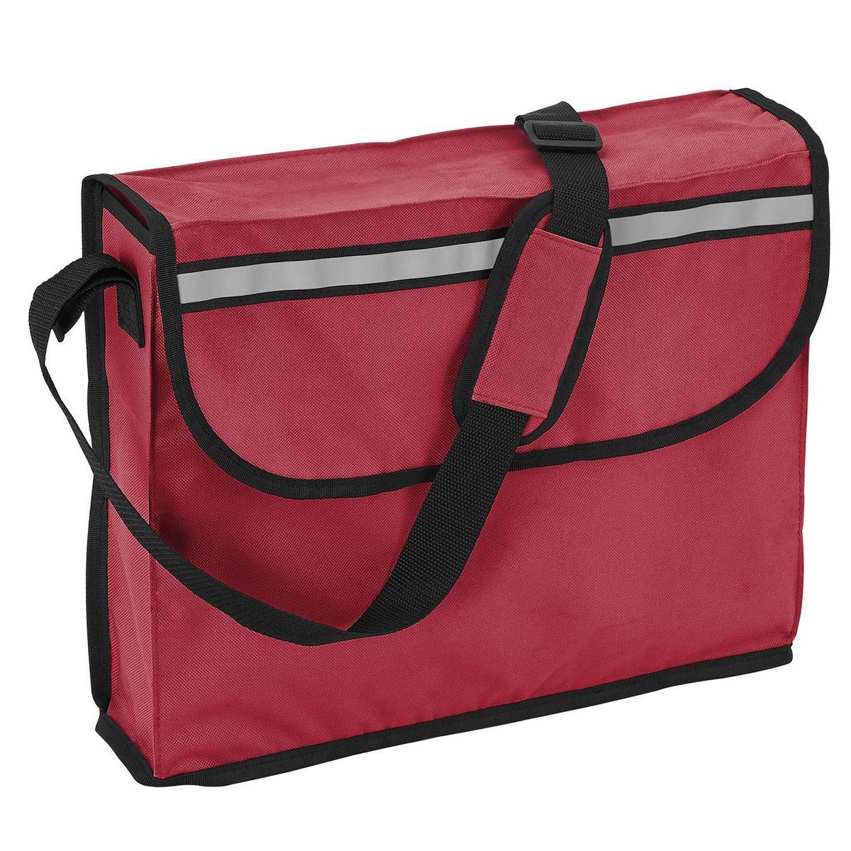 ROLLATOR Vital rot klappbar mit Sitzfläche & Einkaufstasche - Rot, Metall (63/80/68cm) - Juskys