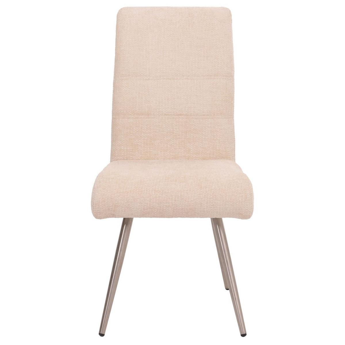 ESSZIMMERSTUHL Cremeweiß 6er-Set - Weiß, Textil (68/97/64cm) - MCW