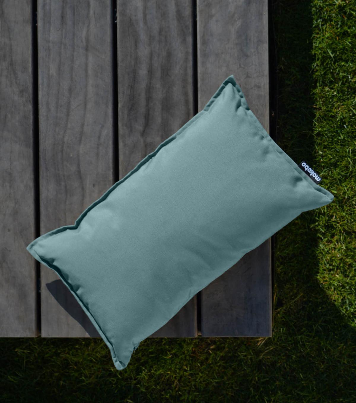 OUTDOORKISSEN SET Das Ruhepolster 2er-Set - Grün, Textil (50/6cm) - Mokebo