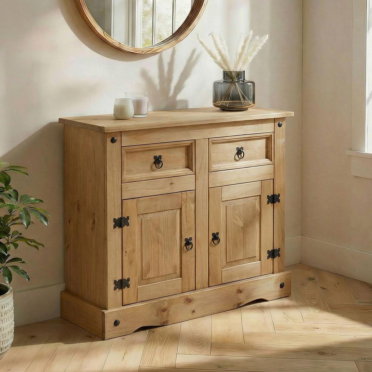 ANRICHTE SALSA natur - Naturfarben, Holz (92/84/44cm) - CARO-Möbel