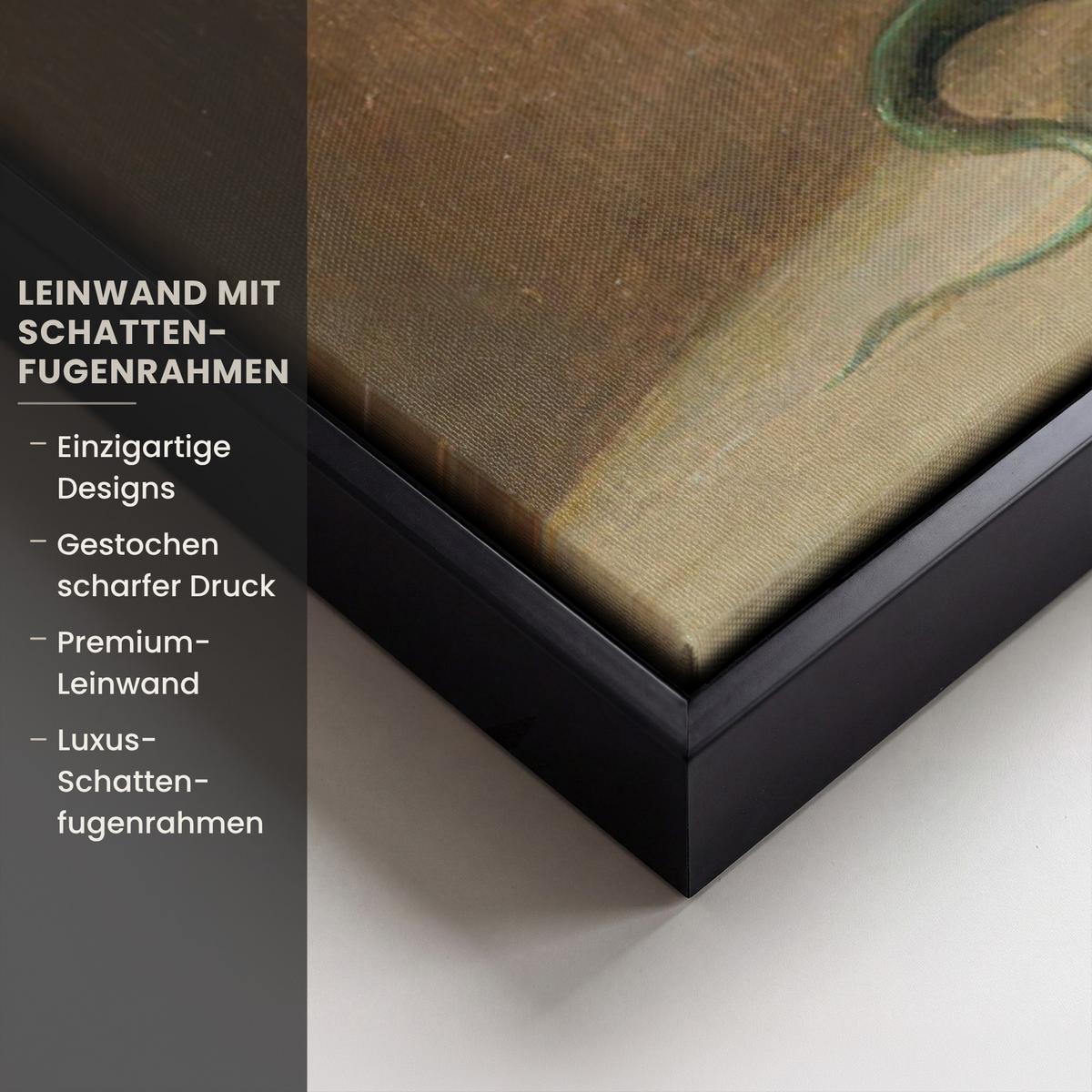 LEINWAND Bilder mit Rahmen - Alte Meister - Blumen - Balthasar van der Ast - 60x90 - Hellbraun, Textil (60/90cm) - MuchoWow