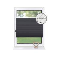 PLISSEE Thermo Basic 75 x 210cm Klemmfix ohne Bohren - Grau, Textil (75/210/210cm) - Deco-Raum
