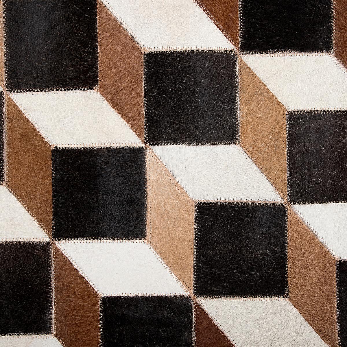 KURZFLOR-TEPPICH Alpkoy 200/140 cm - Braun, Fell (140/200cm) - Beliani