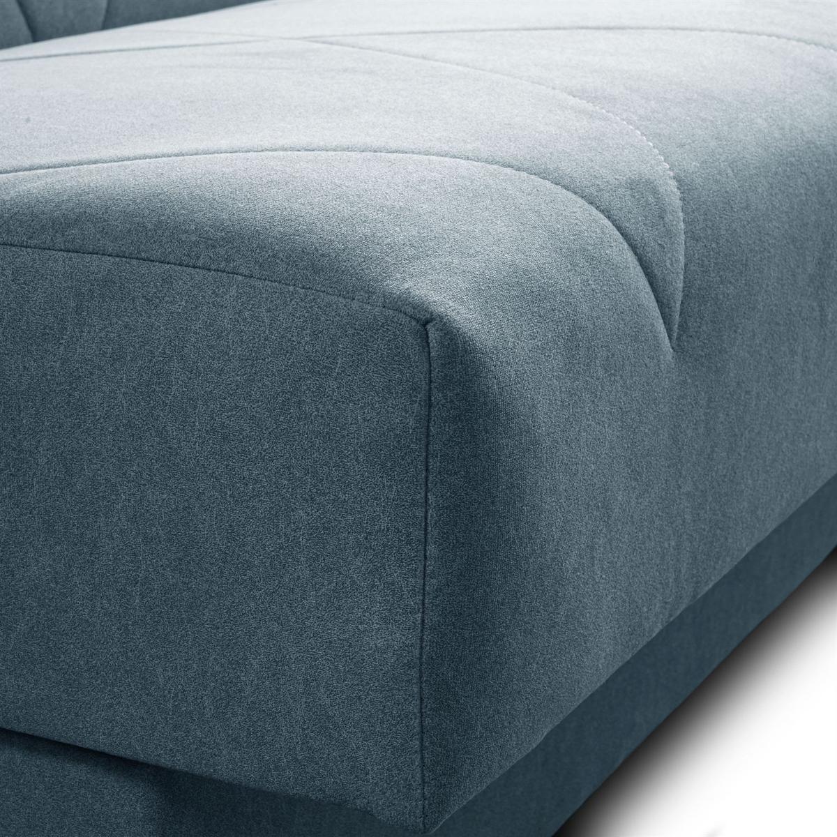 SCHLAFSOFA VERO mit Schlaffunktion Castel 74 - Blau, Textil (191/88/90cm) - Lookway