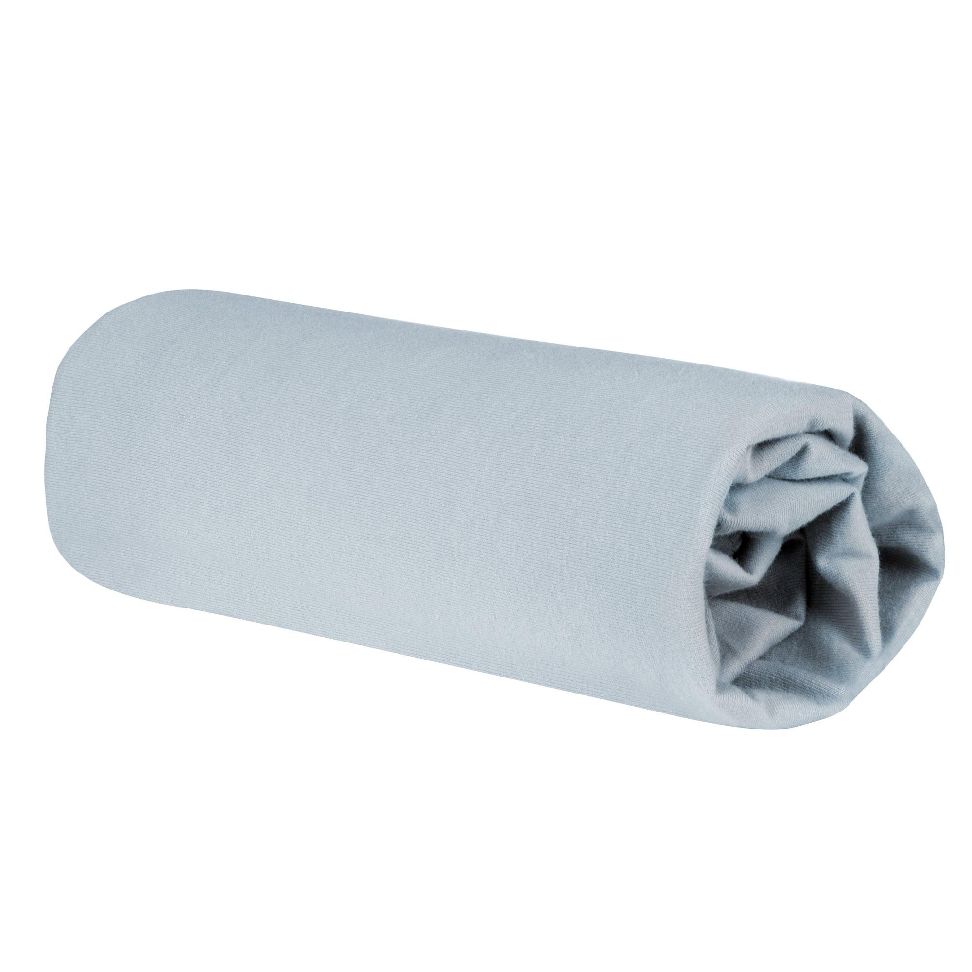 SPANNBETTLAKEN 60 x 120 – 70 x 140 cm - Hellblau, Textil (70/140cm) - Roba