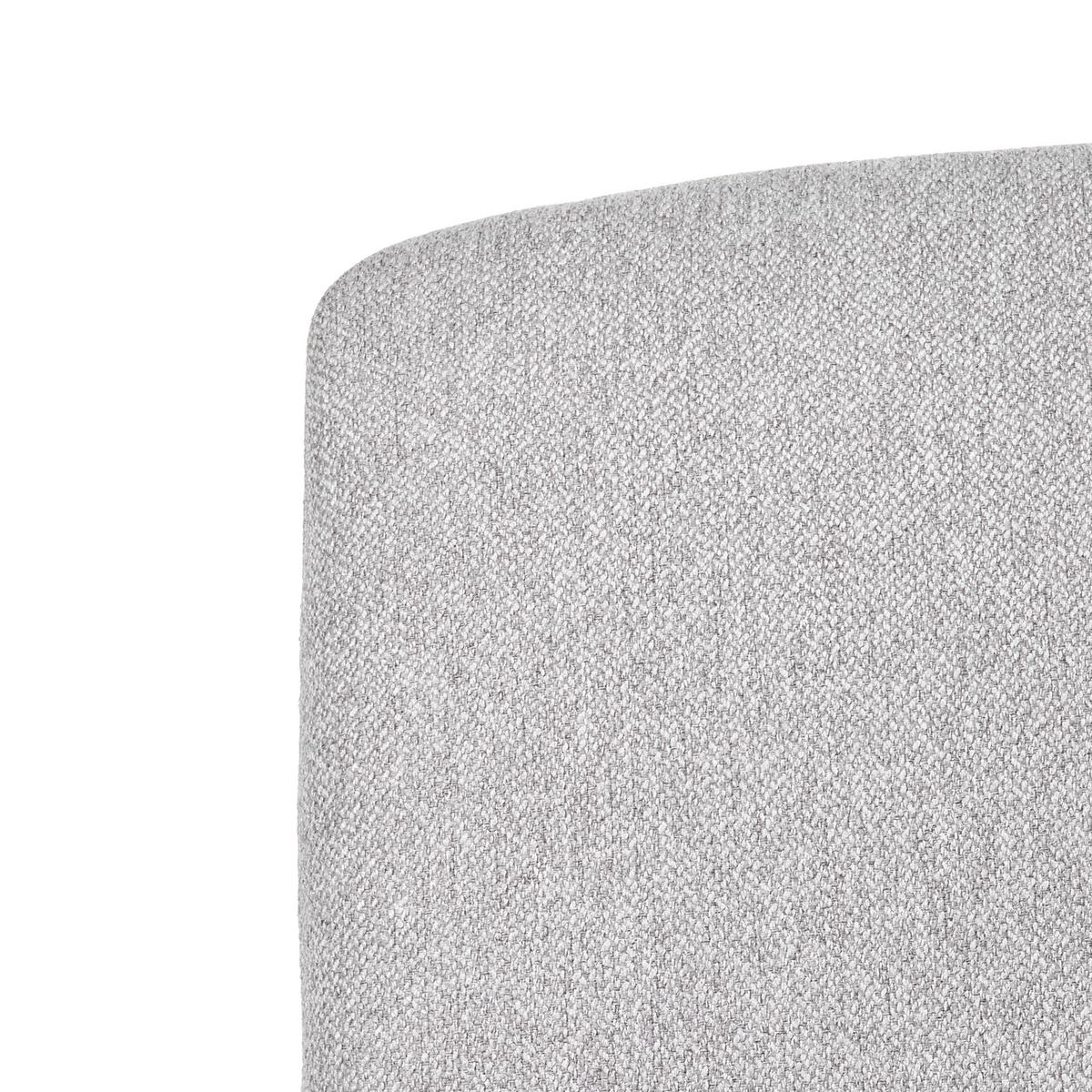 BÜROSTUHL Stoff Hellgrau Captain - Hellgrau, Textil (62/100/58cm) - Beliani