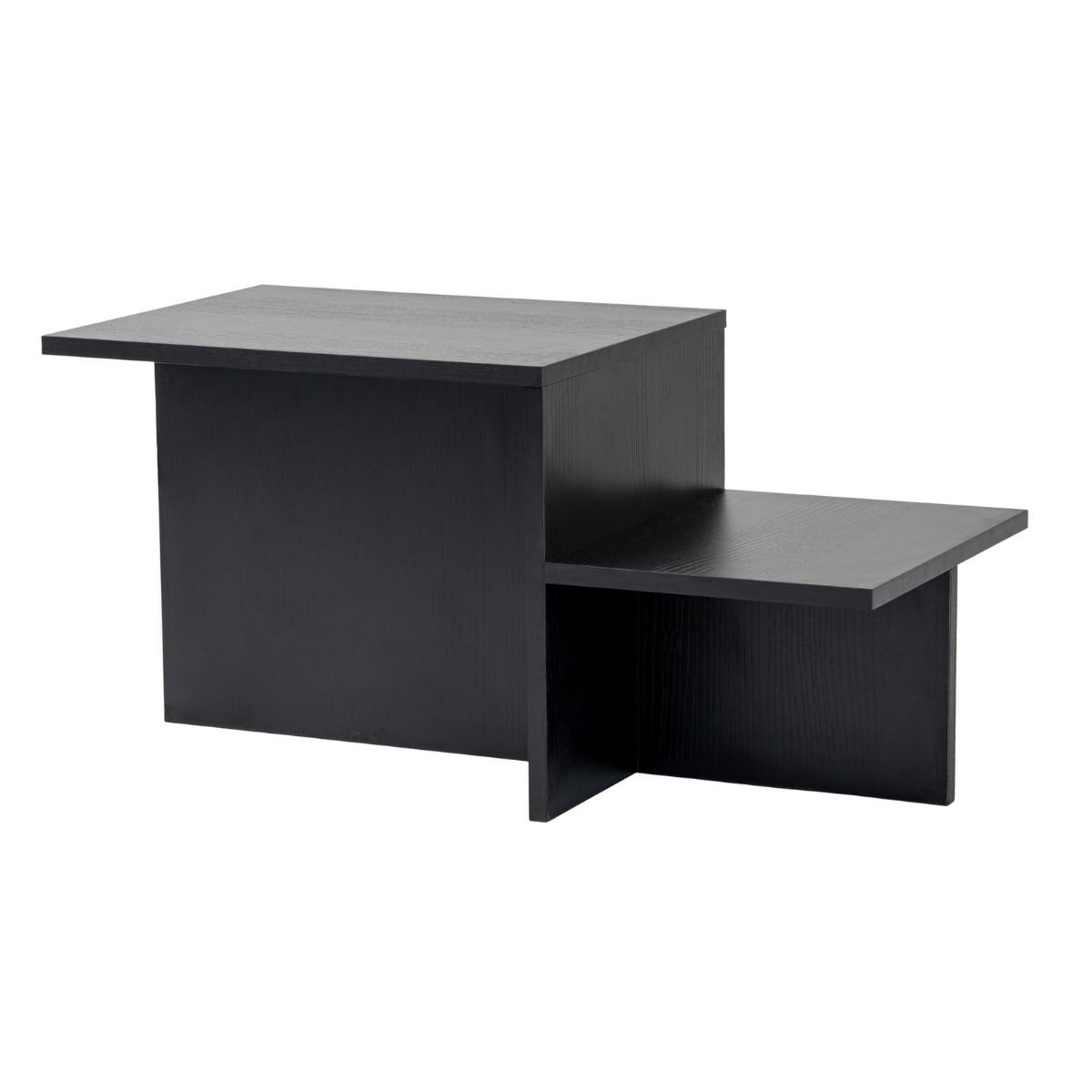 COUCHTISCH mit 2 Ebenen - harmony 77/40/40 cm - Eichefarben, Holzwerkstoff (59/40/40cm) - Calicosy