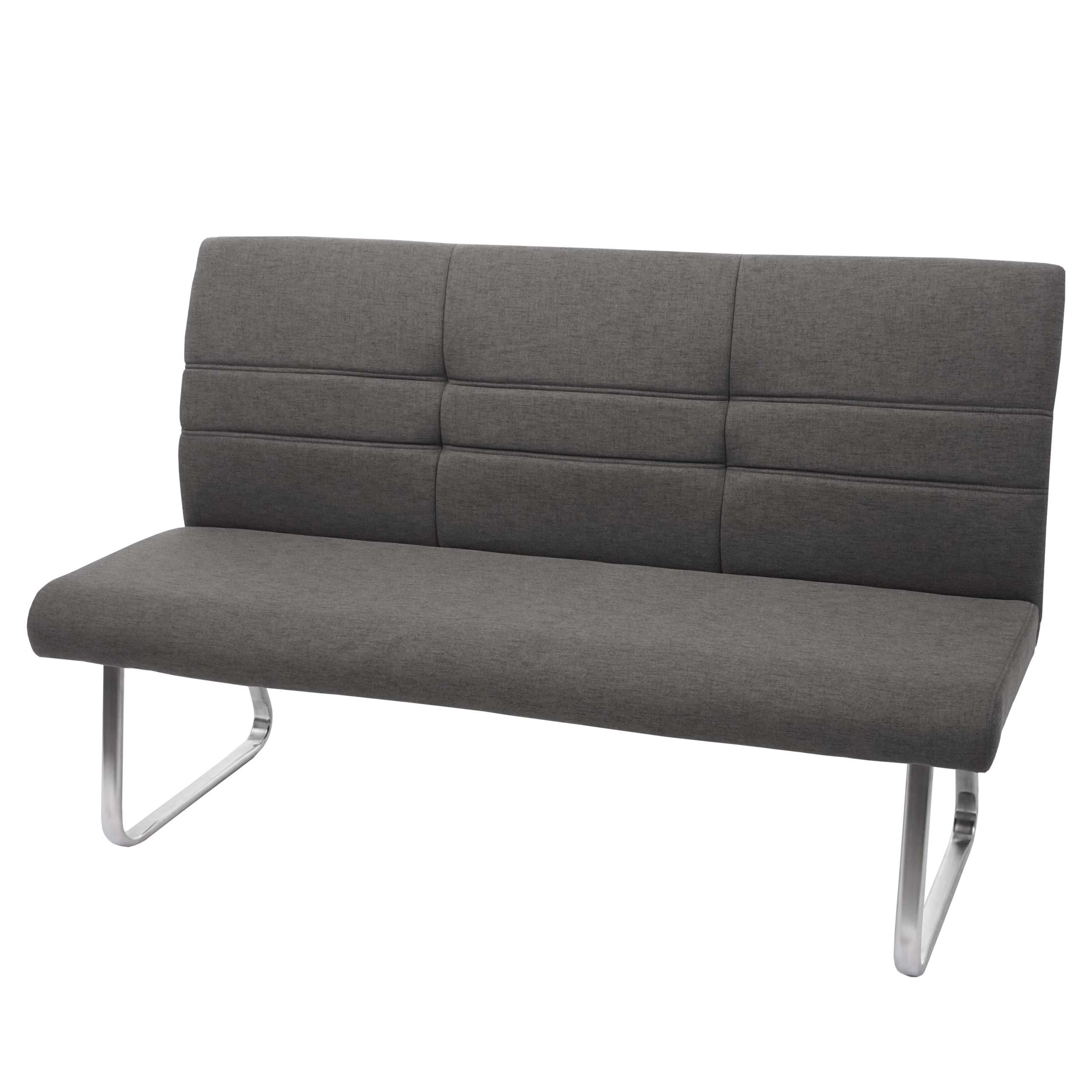 SITZBANK Grau - Graubraun/Grau, Textil (160/99/68cm) - MCW
