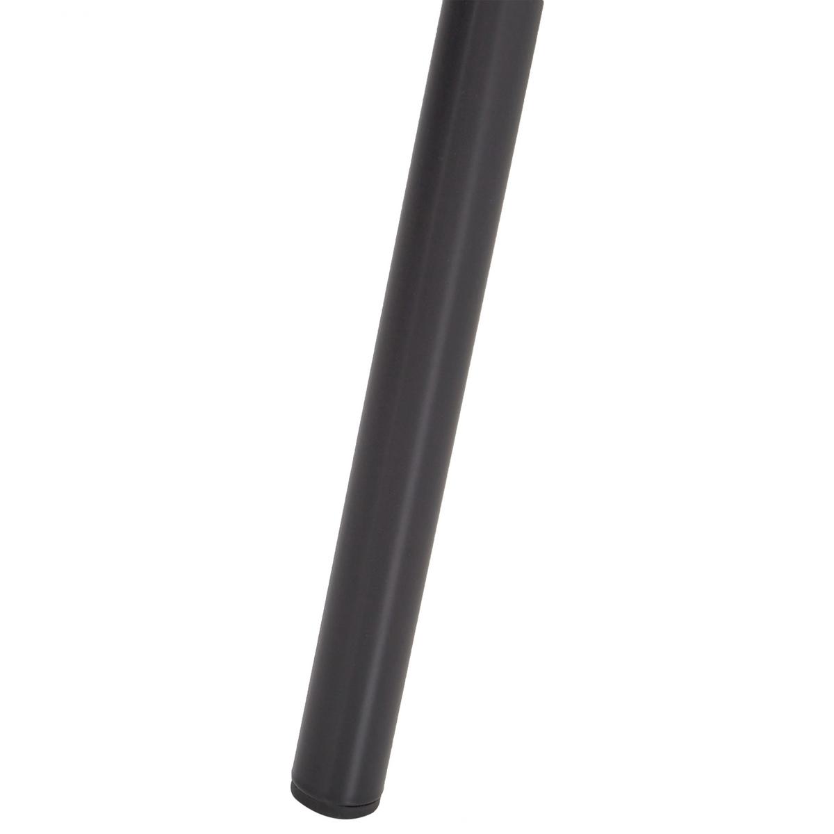 GARDEROBENSTÄNDER Metall schwarz 181 cm Colby - Schwarz, Metall (33/180/33cm) - Beliani