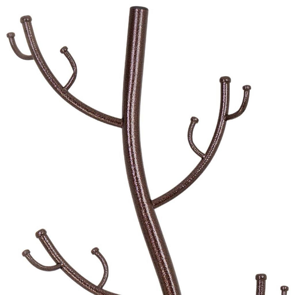 GARDEROBENSTÄNDER - Braun, Metall (35/175/35cm) - Wanderlust