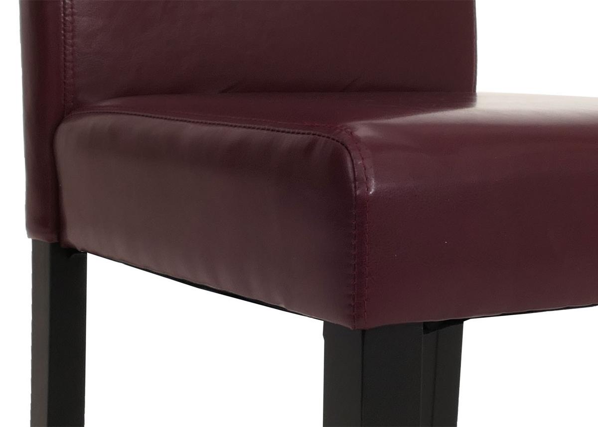 ESSZIMMERSTUHL Rot 2er-Set - Rot, Textil (43/90/56cm) - MCW