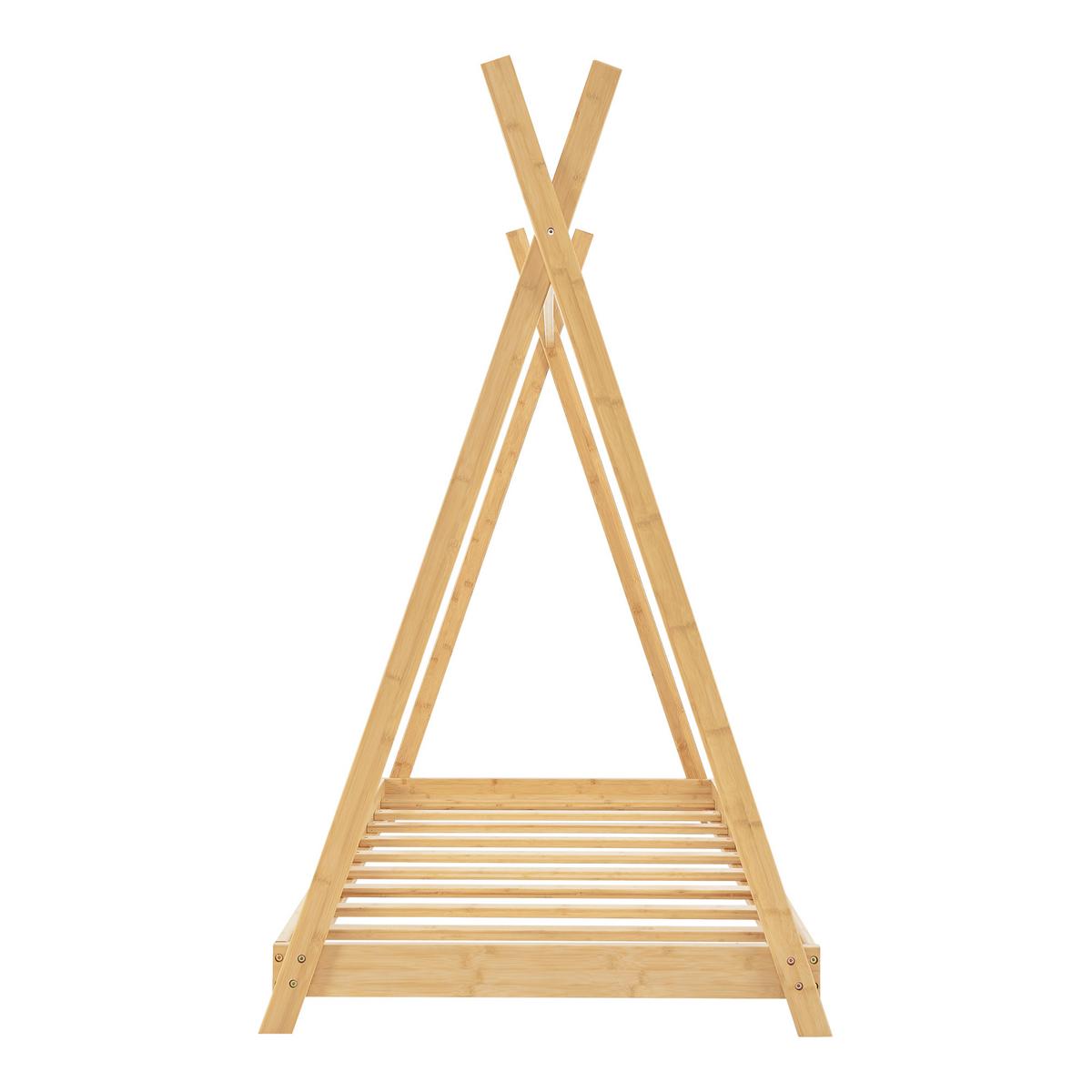 KINDERBETT Vimpeli - Naturfarben, Holz (80/160cm) - [en.casa]
