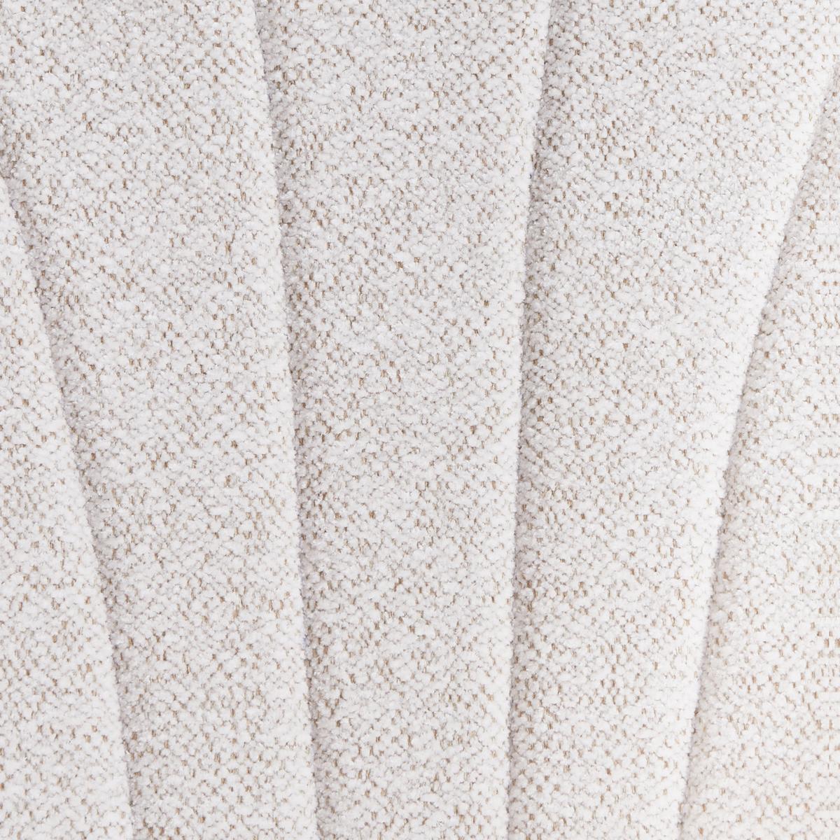 SCHAUKELSTUHL Cremeweiß Skale - Schwarz/Weiß, Textil (70/85/94cm) - Beliani