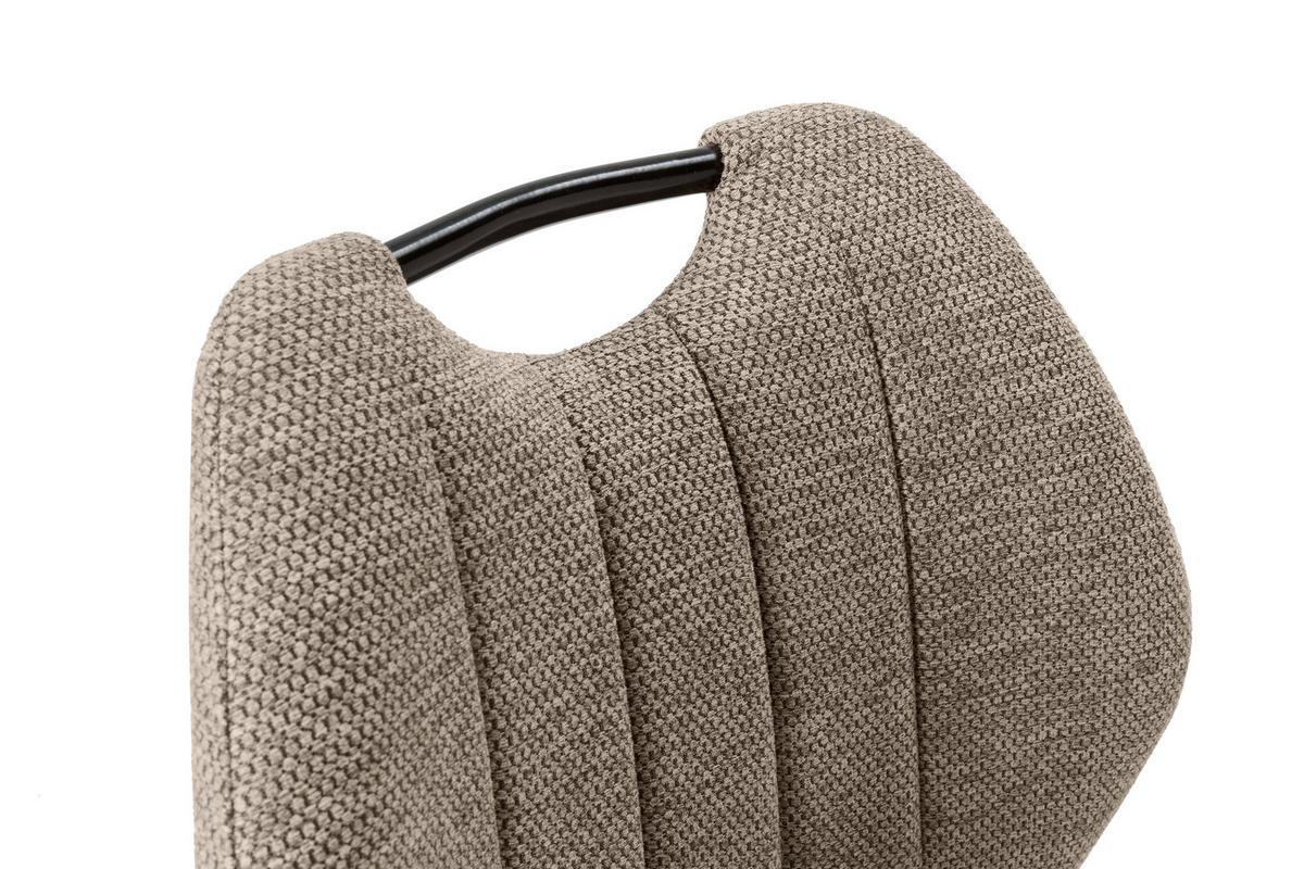 ESSZIMMERSTUHL Muli Braun 48/58/86 cm 4er-Set - Braun, Textil (58/86/48cm) - Calicosy