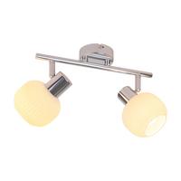 DECKENSTRAHLER Fawcett 2-flammig 28/10/16.5 cm - Weiß, Metall (28/10/16.5cm) - Nettlife