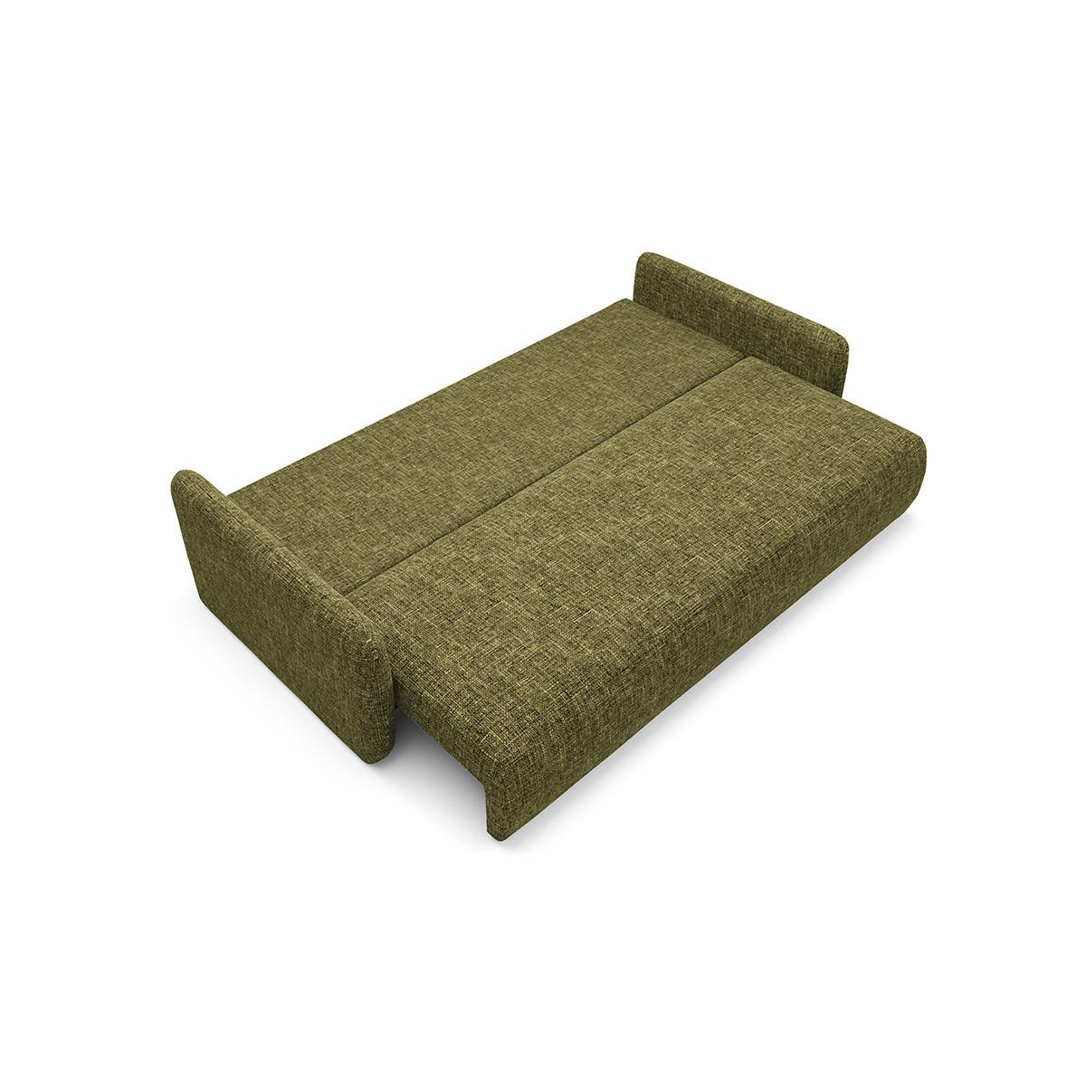 SOFA Lazare 3 Sitzplätze Grün - Grün, Holz (217/86/102cm) - Petits-meubles
