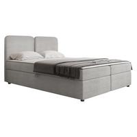 BOXBETT Boho - H3 - Hellgrau/Schwarz, Holz/Holzwerkstoff (160/200cm) - MIRJAN24