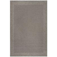 WOLLTEPPICH handgewebt CALDER, einfarbig, Grau, 160 x 230 cm - Grau, Textil (160/230cm) - KADIMA DESIGN