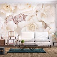 SELBSTKLEBENDE FOTOTAPETE 196/140 cm - Beige/Weiß, Kunststoff/Textil (196/1cm) - KUNSTLOFT