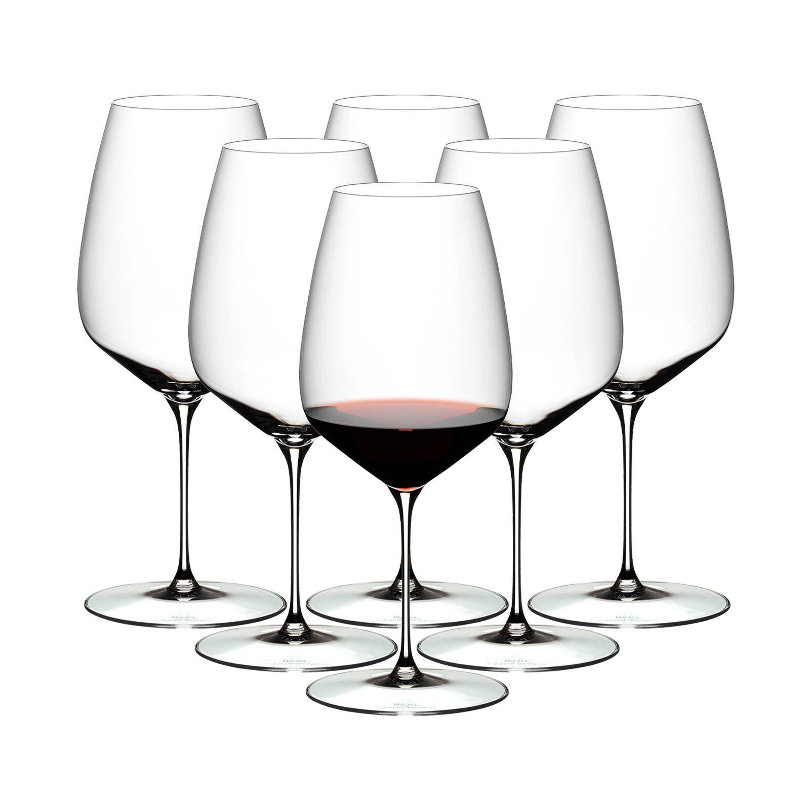 CABERNET MERLOT WEINGLAS Veloce transparent 829 ml 6er Set - Transparent, Glas (0.83L) - Riedel