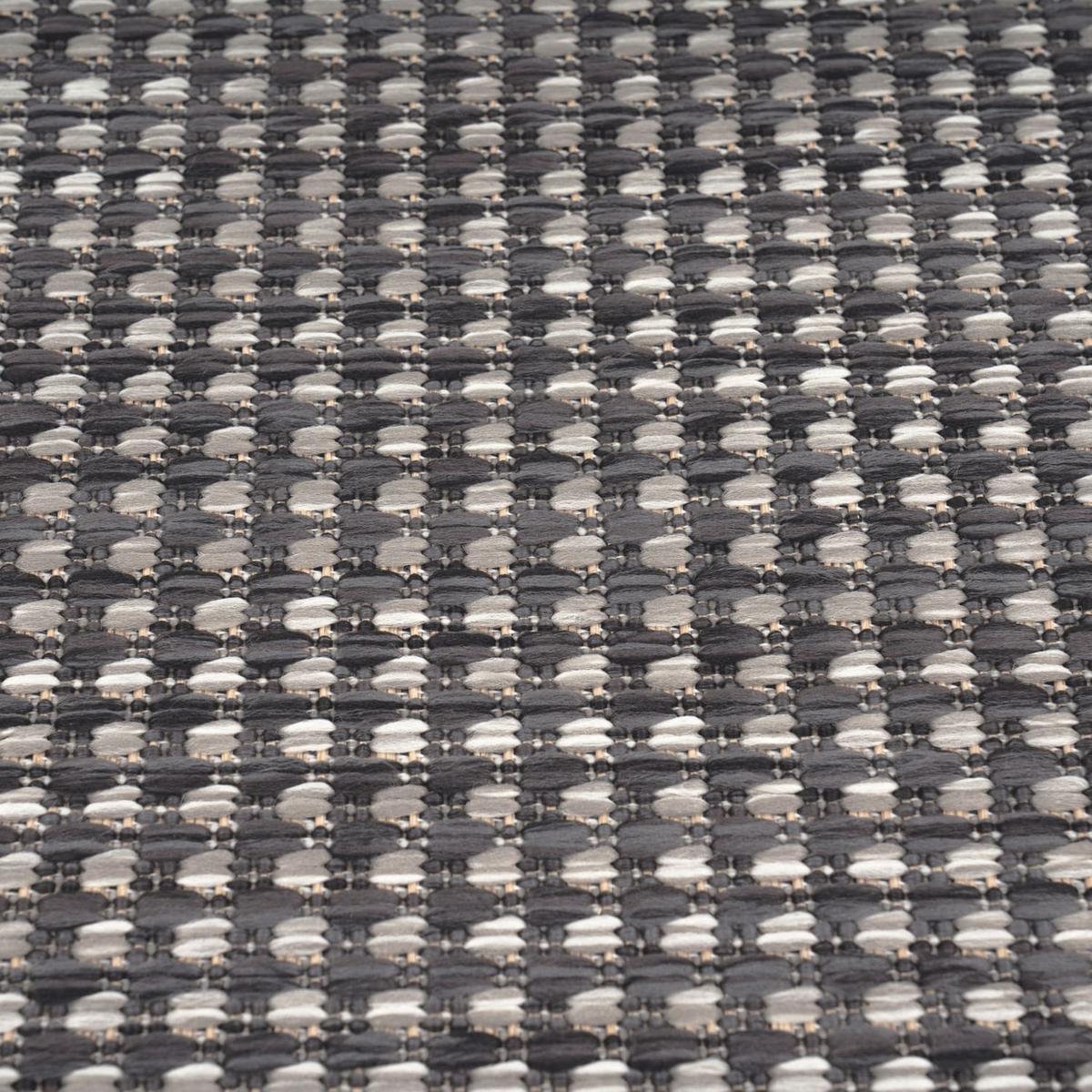 OUTDOORTEPPICH, in Naturoptik, Anthrazit, 80 x 150 cm - Anthrazit, Textil (150/80cm) - KADIMA DESIGN