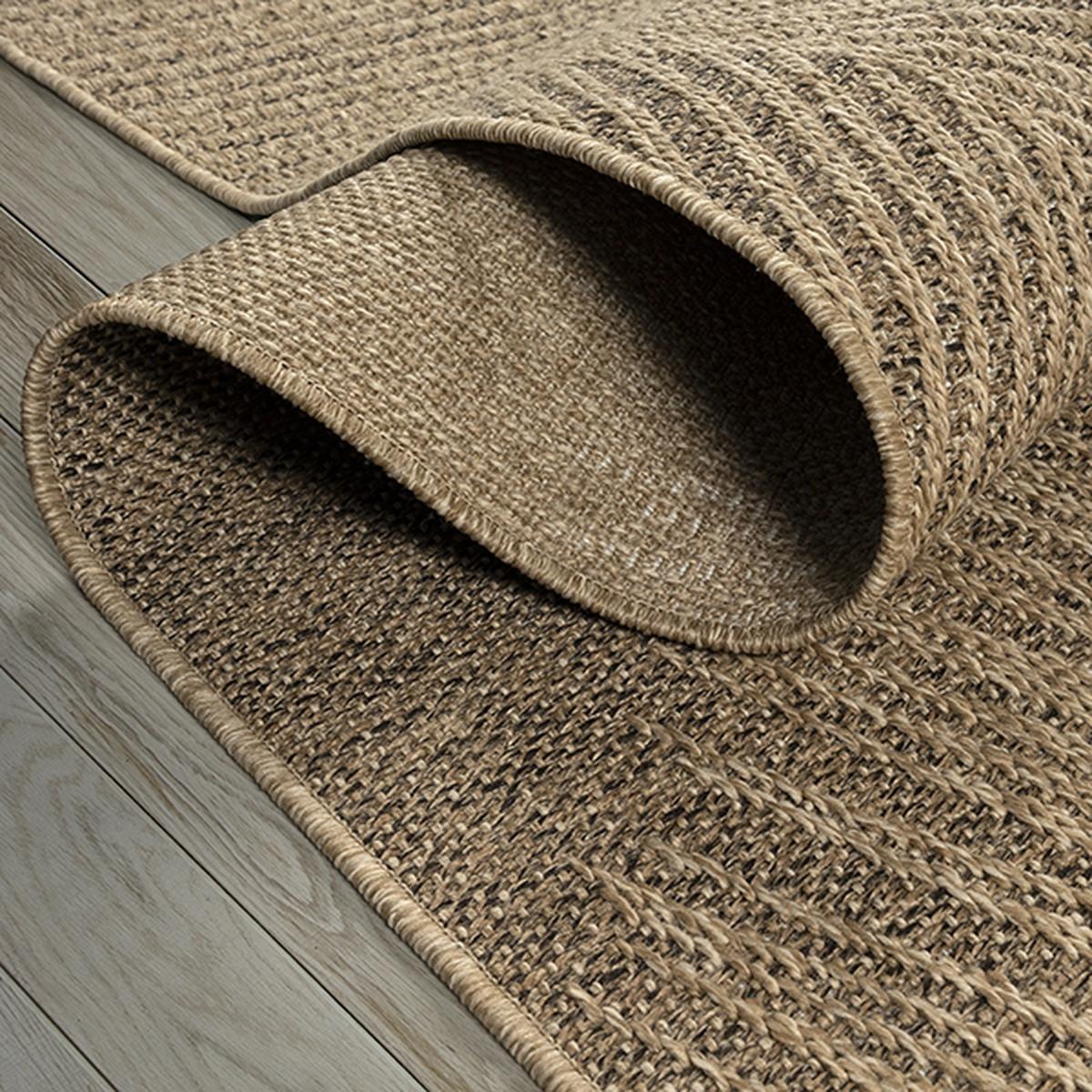TEPPICHLÄUFER Floral CORDEV Polypropylen Natur 80 x 250 cm - Beige, Textil (80/250cm) - KADIMA DESIGN