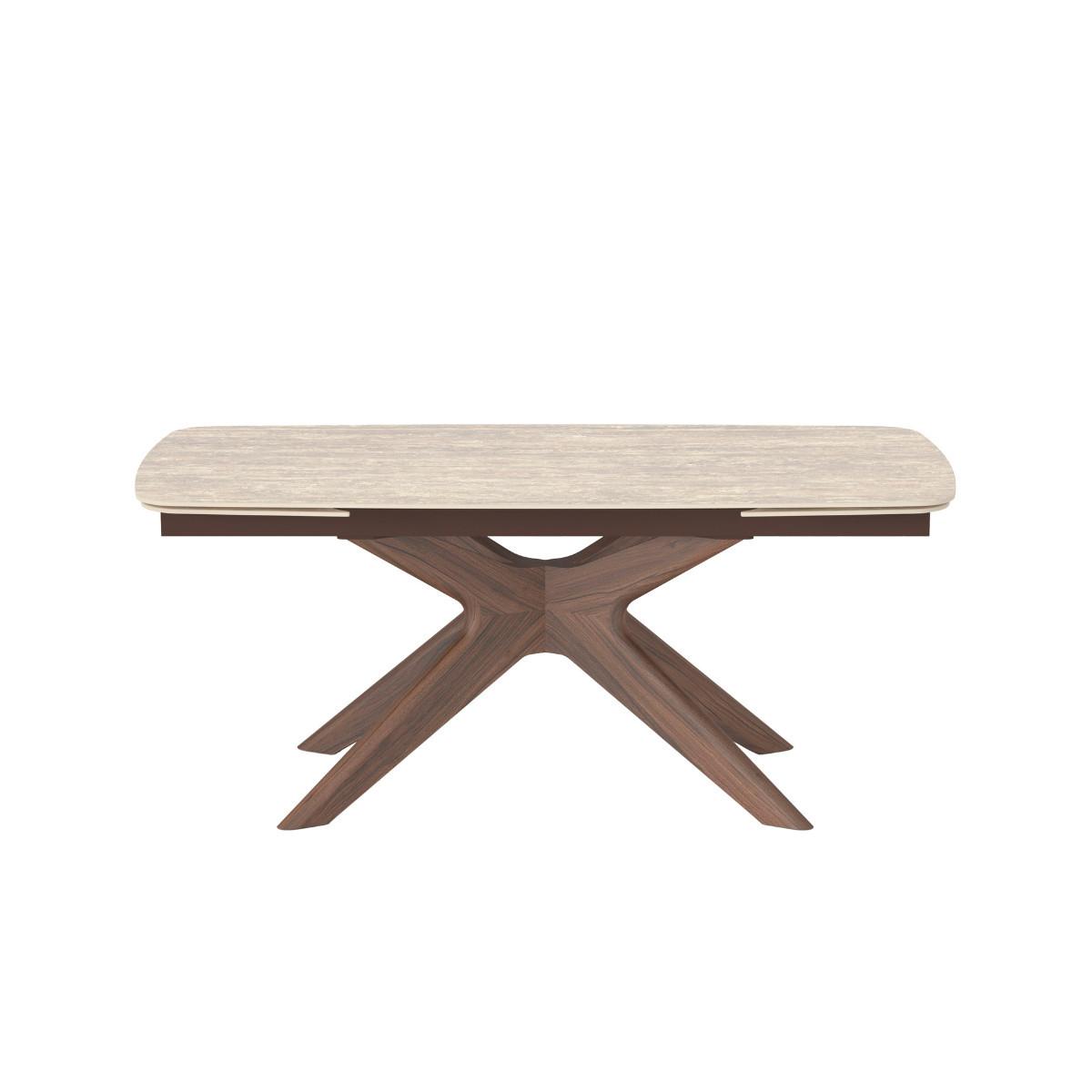 ESSTISCH mit Verlängerung - tivoli 180/90/76 cm - Creme, Naturmaterialien (97/90/76cm) - Signature