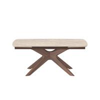 ESSTISCH mit Verlängerung - tivoli 180/90/76 cm - Creme, Naturmaterialien (97/90/76cm) - Signature