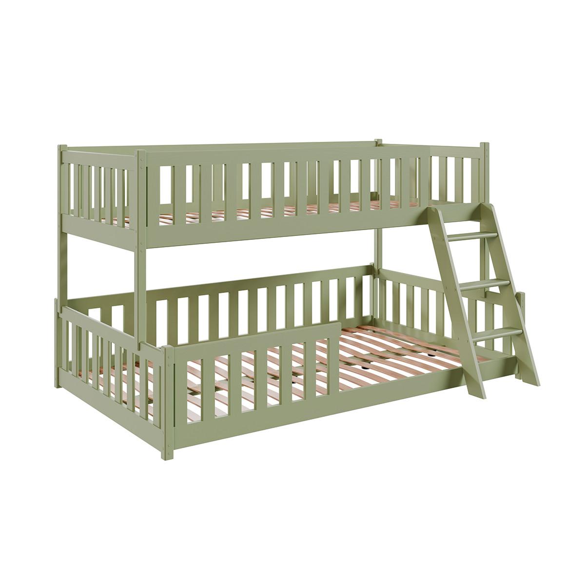 BETT 120/200 Léane Olive - Grün, Holz (120/200cm) - Petits-meubles