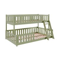 BETT 120/200 Léane Olive - Grün, Holz (120/200cm) - Petits-meubles