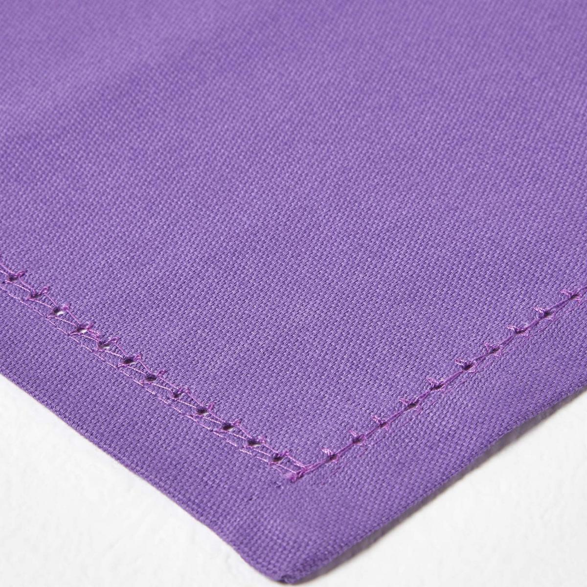 STOFFSERVIETTEN 4er-Set lila 45/45 cm, 100% Baumwolle - Lila, Textil (45/45cm) - Homescapes