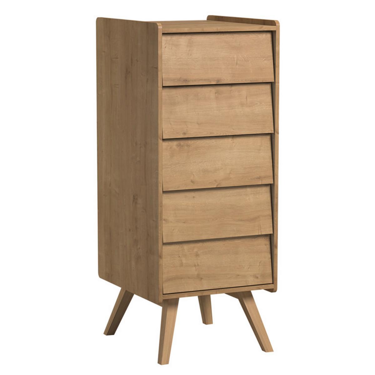 BABYZIMMER 3-teilig Holz - Braun, Holzwerkstoff (145/103/75cm) - Petits-meubles