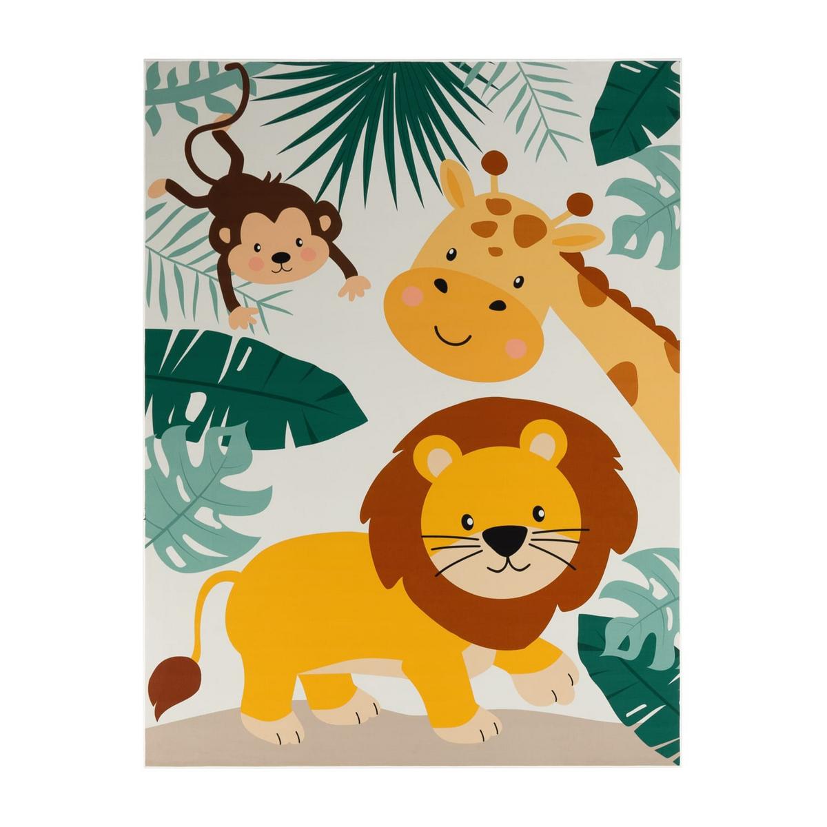 KINDERTEPPICH Tiere Beige 240 x 340 cm - Beige, Kunststoff (240/340cm) - TT Home