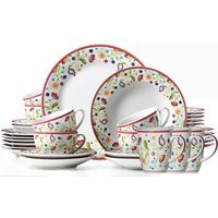 KOMBISERVICE Shanti Doppio bunt 36-tlg. - Multicolor, Keramik (2/2/2cm) - Ritzenhoff Breker