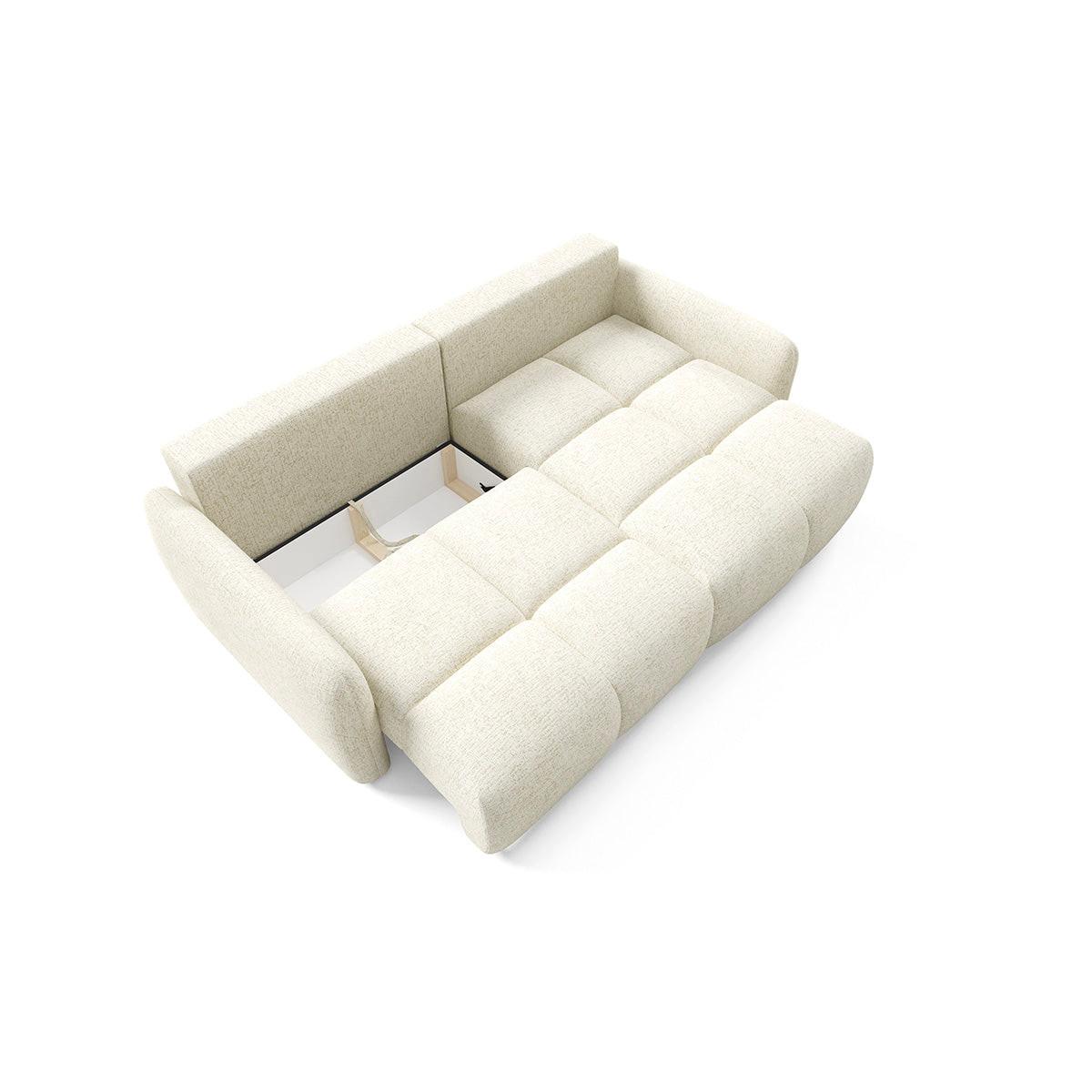 ECKSOFA Vittoria Cremeweiß - Weiß, Holz (240/165cm) - Petits-meubles