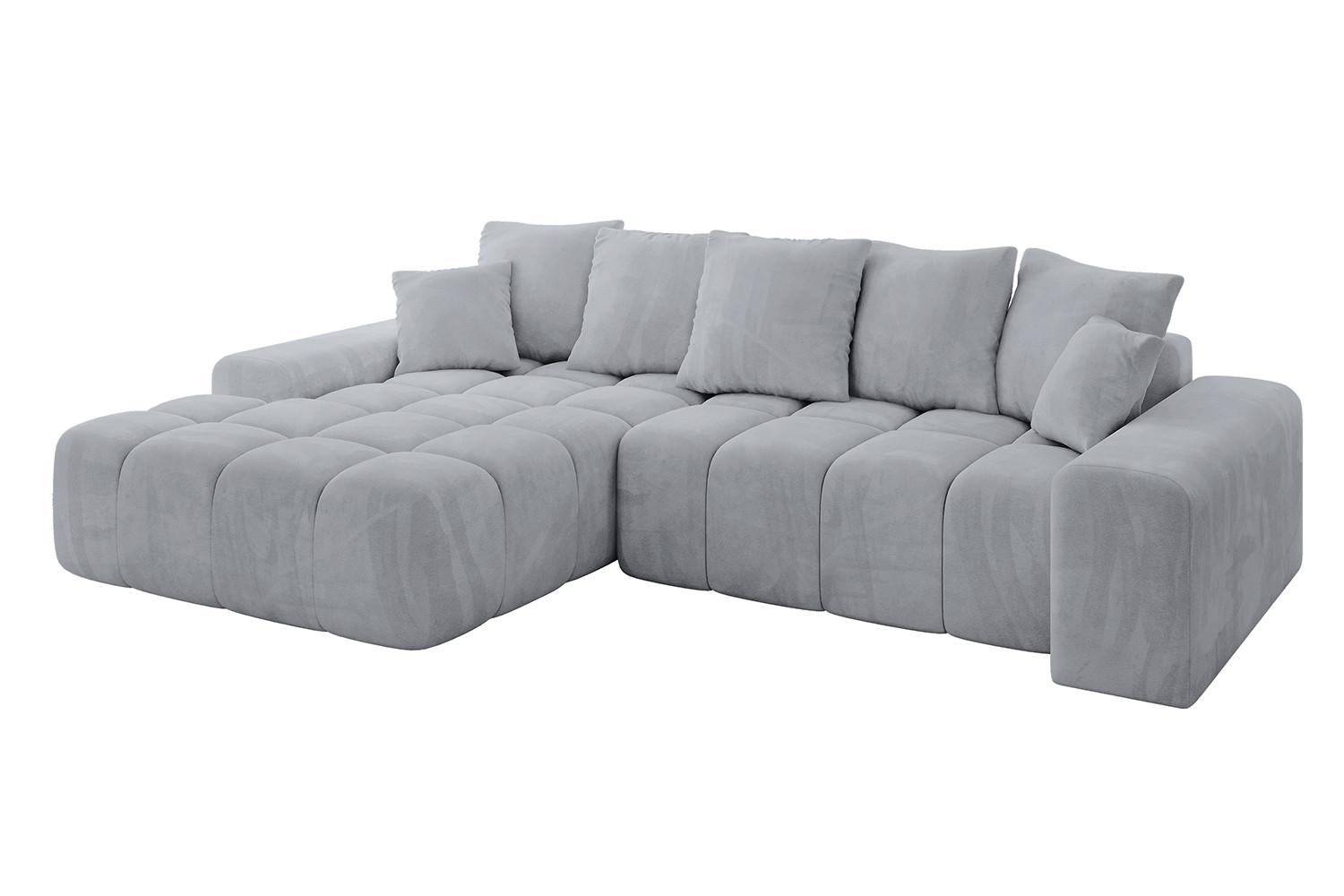 ECKSOFA Ottomane Links ENSI-L - 267x164x69 cm Titanfarben - Titanfarben, Holzwerkstoff/Kunststoff (267/164cm) - ALTDECOR